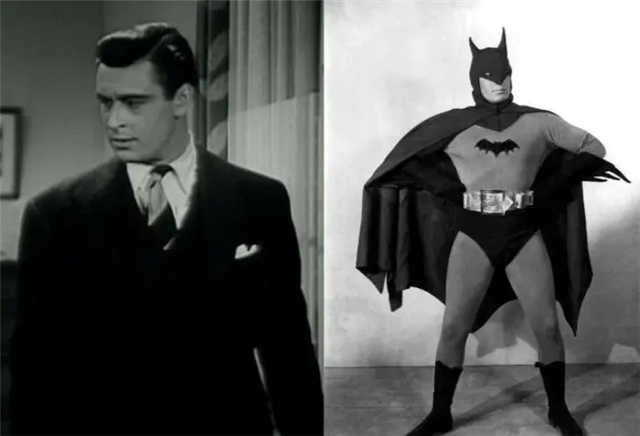 Актеры игравшие Бэтмена в разные годы по порядку