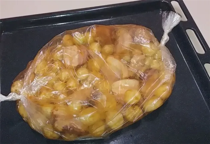 картошка с салом в духовке
