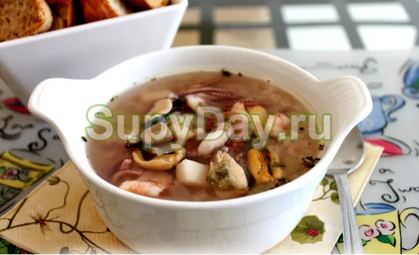 Суп из морепродуктов «Острый»