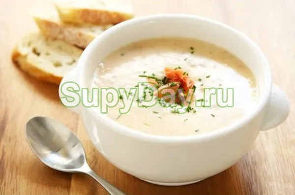 Суп из морепродуктов «Сливочный»