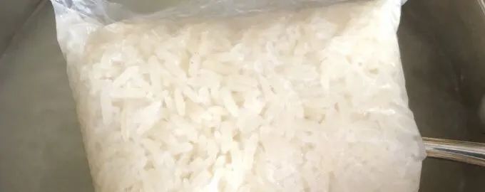 Рис в пакетиках в микроволновке - фото шаг 3
