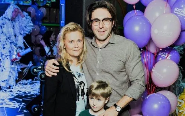 Андрей Малахов с женой и сыном