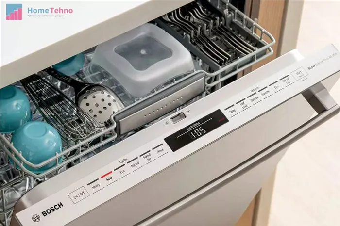 как пользоваться посудомоечной машиной бош