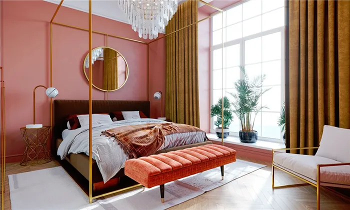 Розовый цвет в дизайне интерьера. Фото модных сочетаний 2022 года 