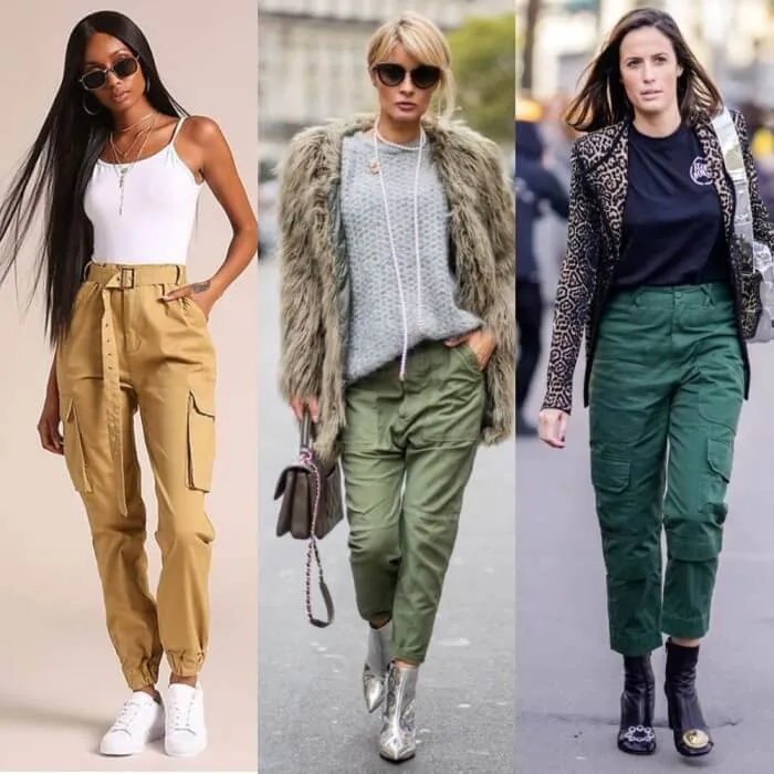 С чем носить брюки карго женские в разных стилях?