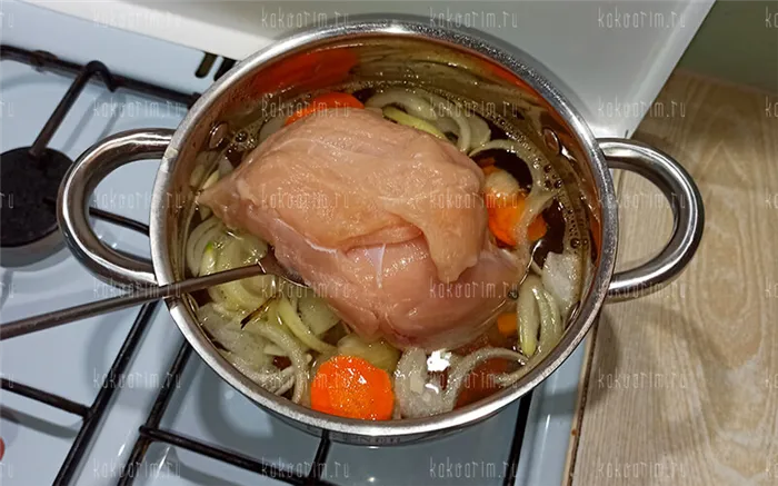 Фото 9 как варить куриное филе