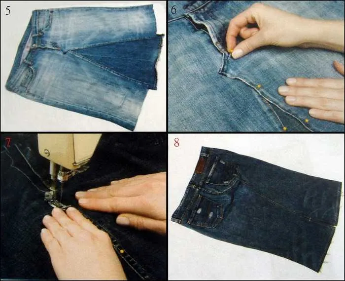 что можно сшить из старых джинсов