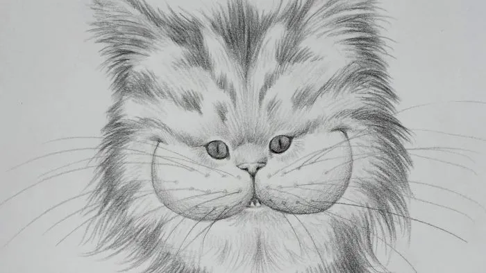 Рисунок чеширского кота