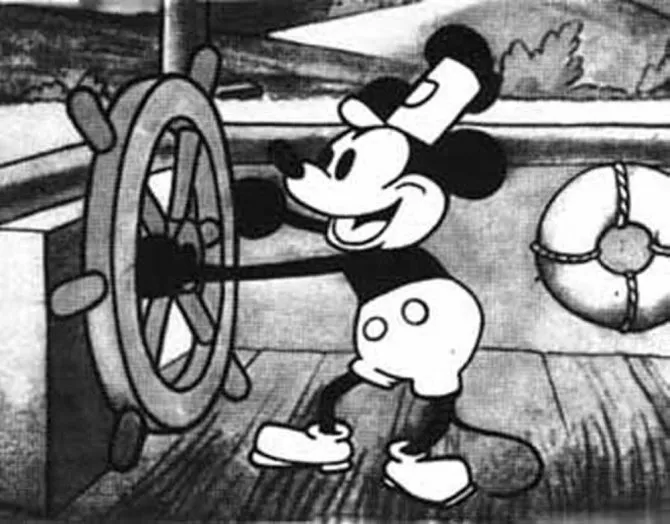Кадр из мультфильма «Пароходик Вилли» (1928) / Фото: Disney
