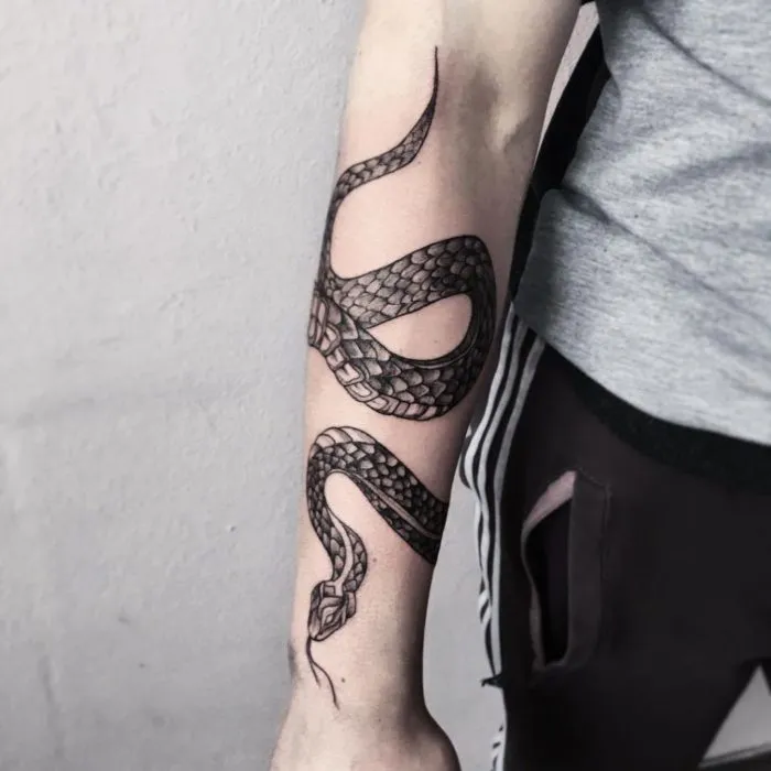 Что значит тату со змеей на руке девушки – значение и символика