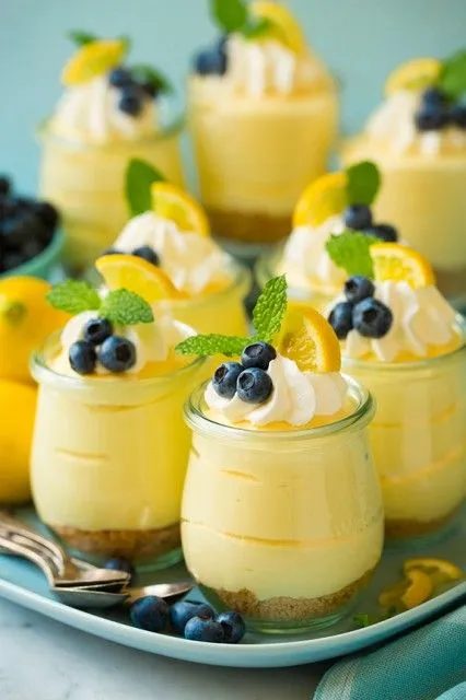 Лимонный десерт