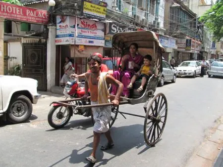 Рикши в Индии