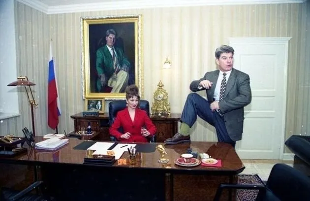 Брынцалов в 1990-х, фото из открытых источников.