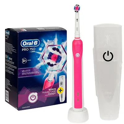 Электрическая зубная щетка Oral-B Pro 750 Crossaction Pink D16.513.U