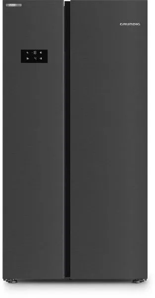 Холодильник двухкамерный GRUNDIG GSN30110FXBR No Frost, Side by Side, инверторный антрацит