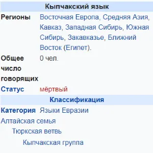 Кыпчакская группа