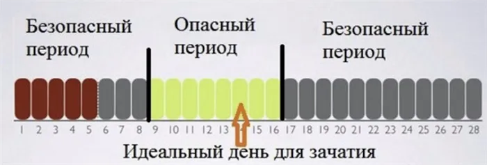 Какие дни месячных опасны для беременности